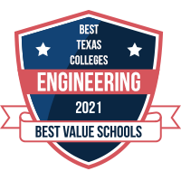 #1 Best Value Engineering School in Texas Badge