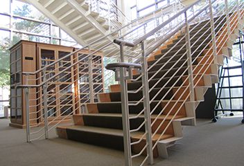 Library stairs