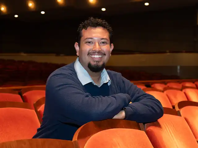 male student headshot at the Wagner Noel