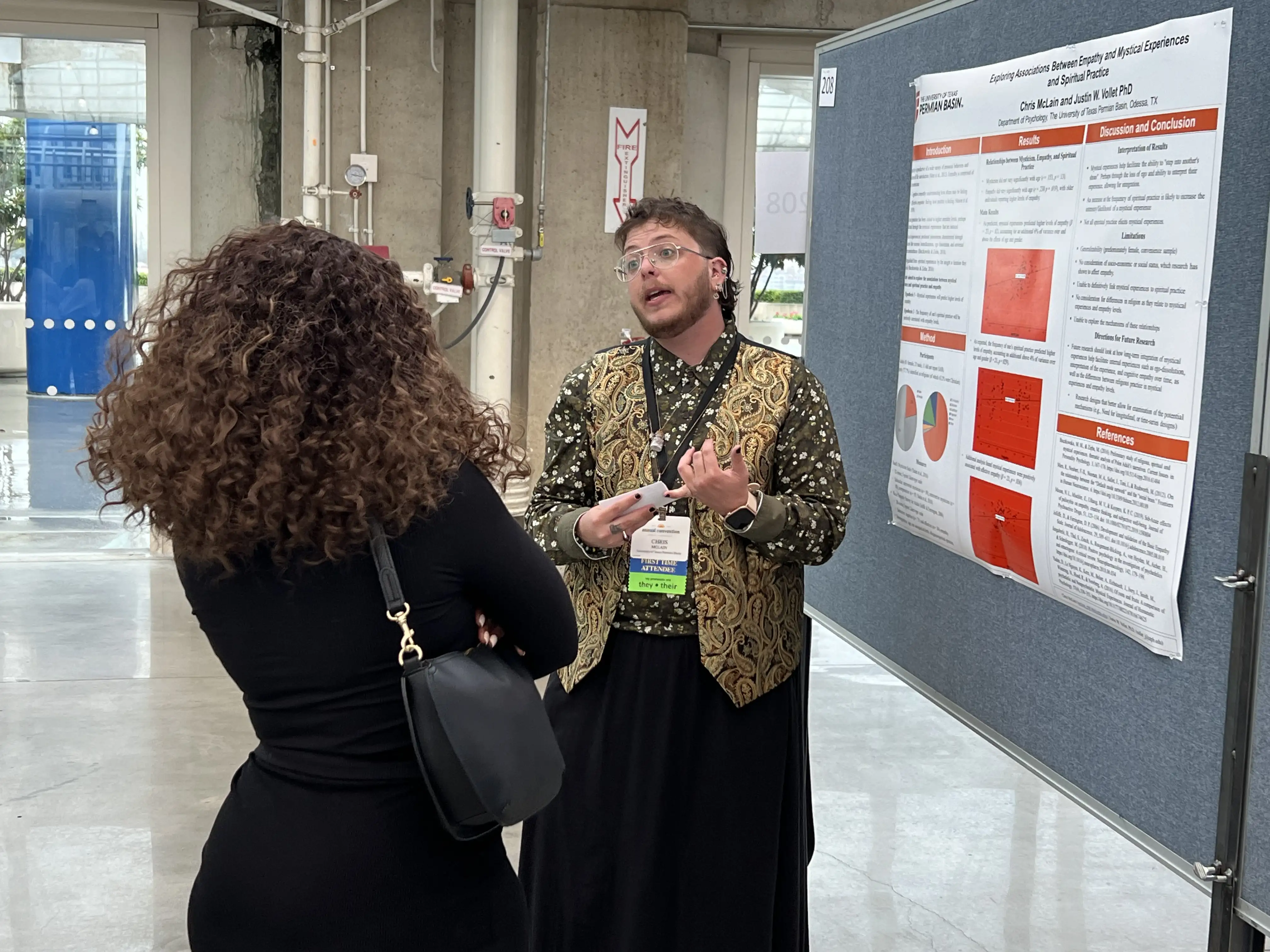 Chris McLain presenting at SPSP 2024