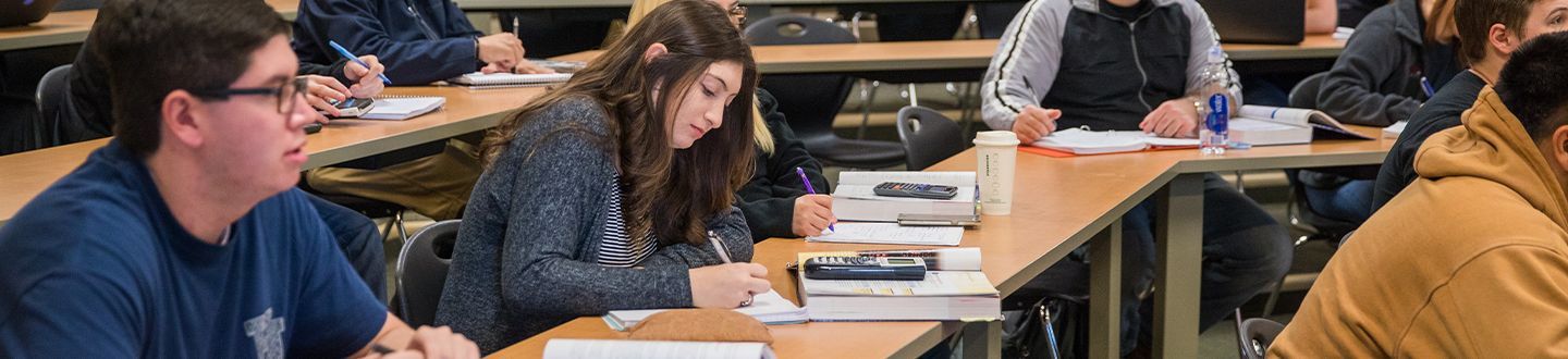 Students in class