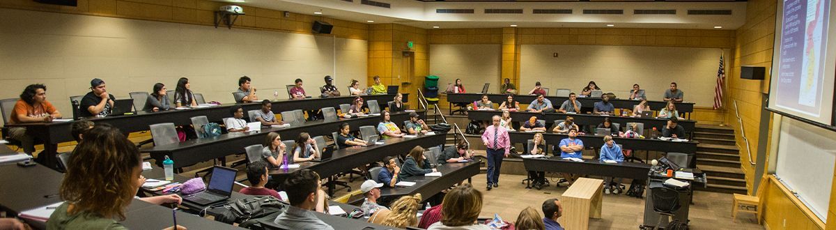 Students in lecture hall