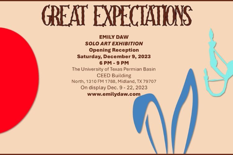 Emily Daw - Folleto de exposición de arte para personas mayores