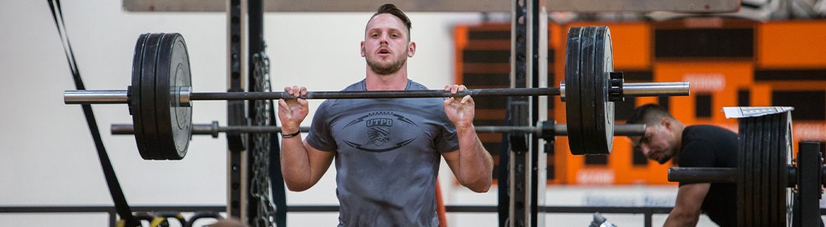 Student working out