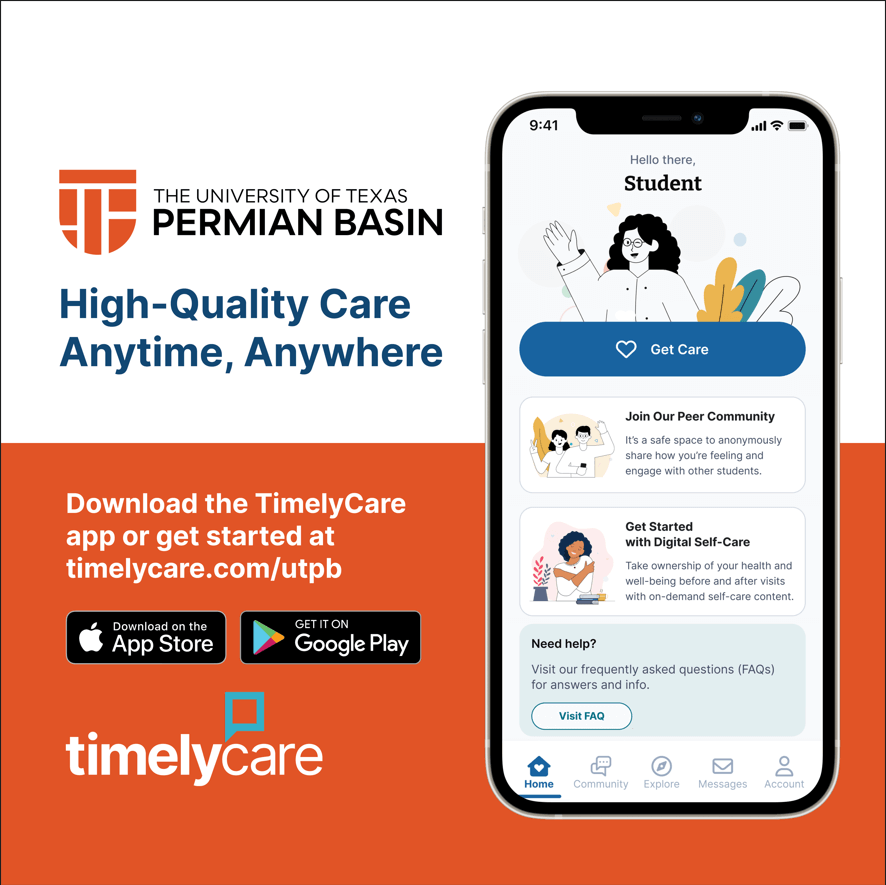 Aplicación TimelyCare en iPhone