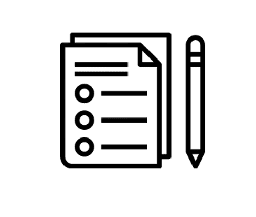 paper and pencil icon