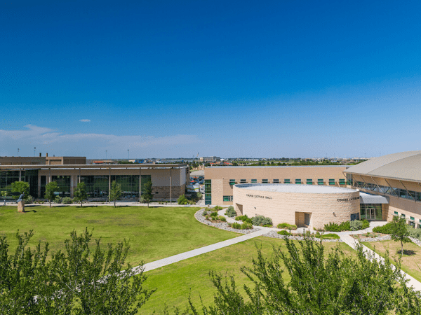 Toma de belleza del campus