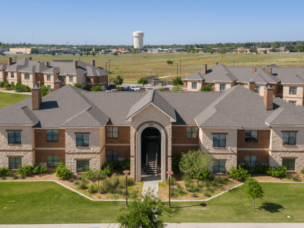 Aerial photo of UTPB housing