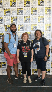 Trio at Comic Con