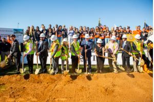 Image of Building board breaking ground on new building