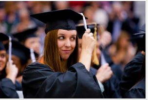 Image of a Student graduating