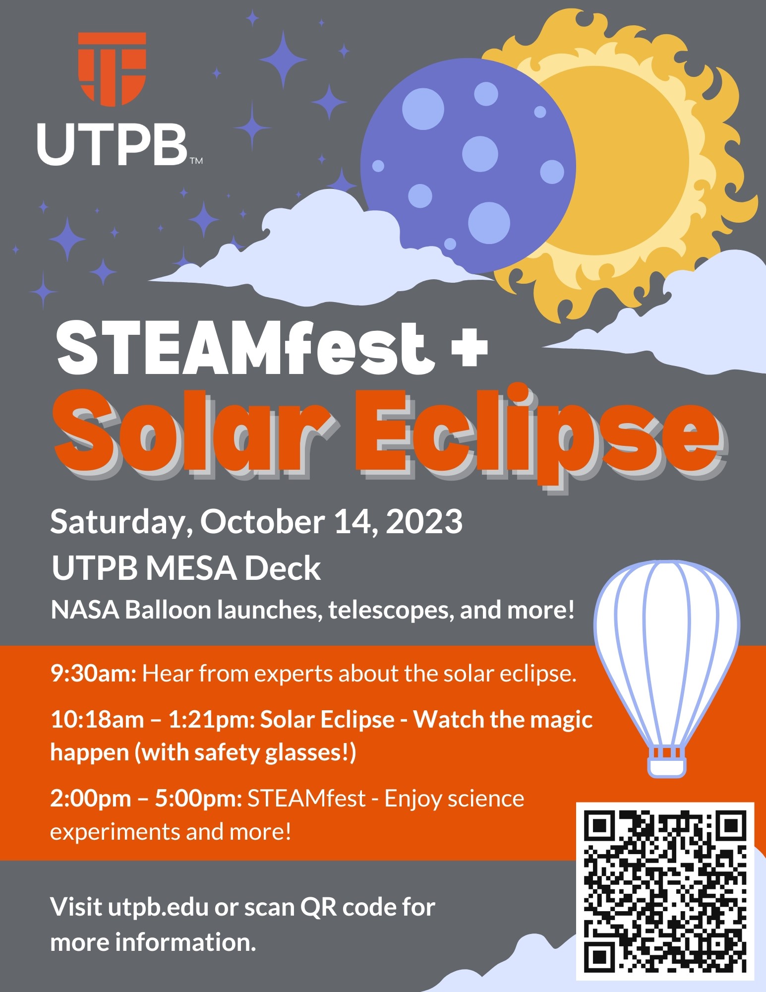 STEAMfest + Solar Eclipse Flyer