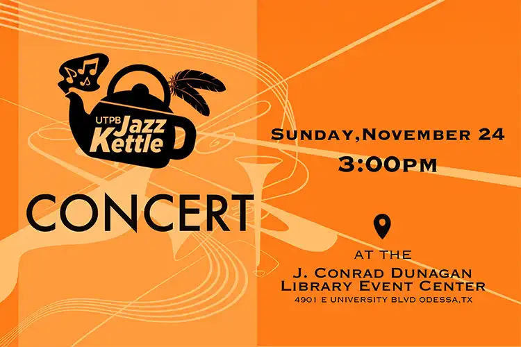 Concierto Jazz Kettle, 24 de noviembre, 3:XNUMX h, Dunagan Library Event Center