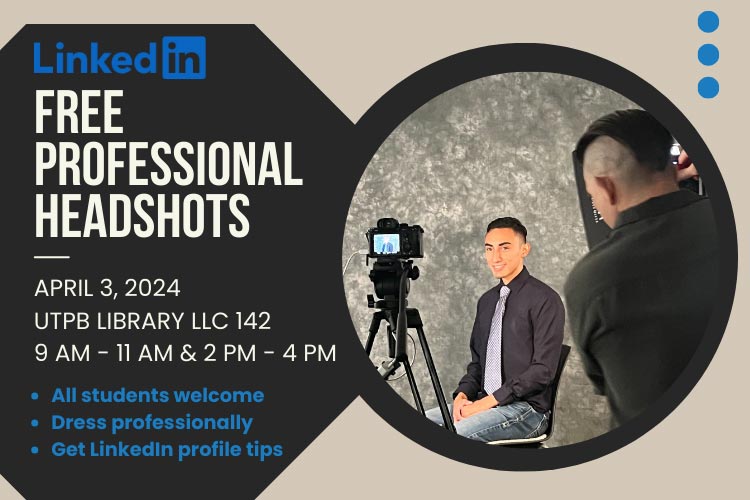 Linkedin Headshot Flyer, April 3, 9am
