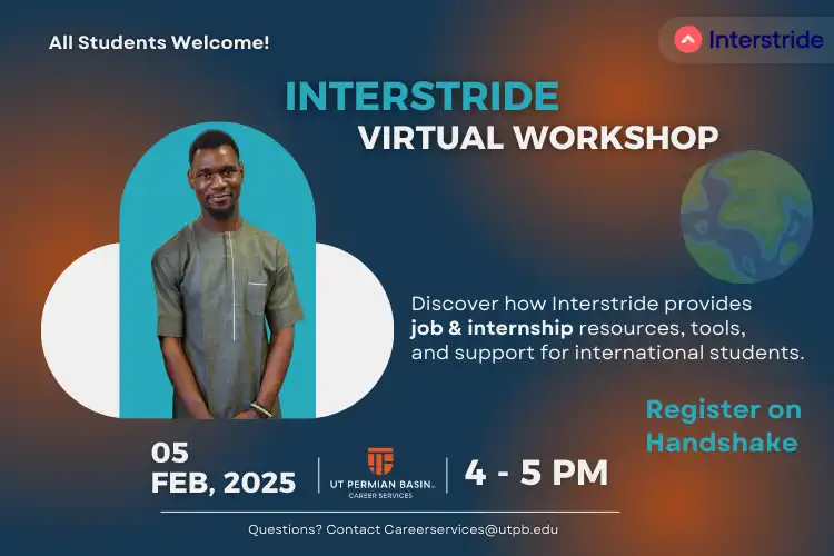 Interstride Flyer with date and time