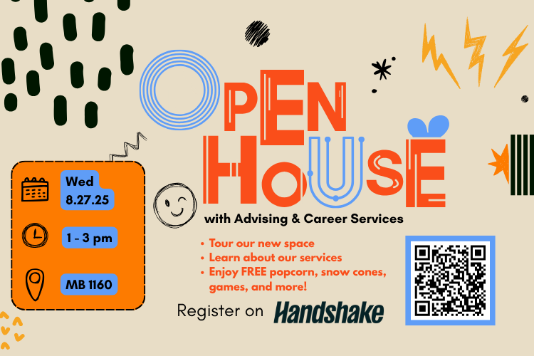 open house flyer - 08.27.25 from 1-3pm in MB 1160