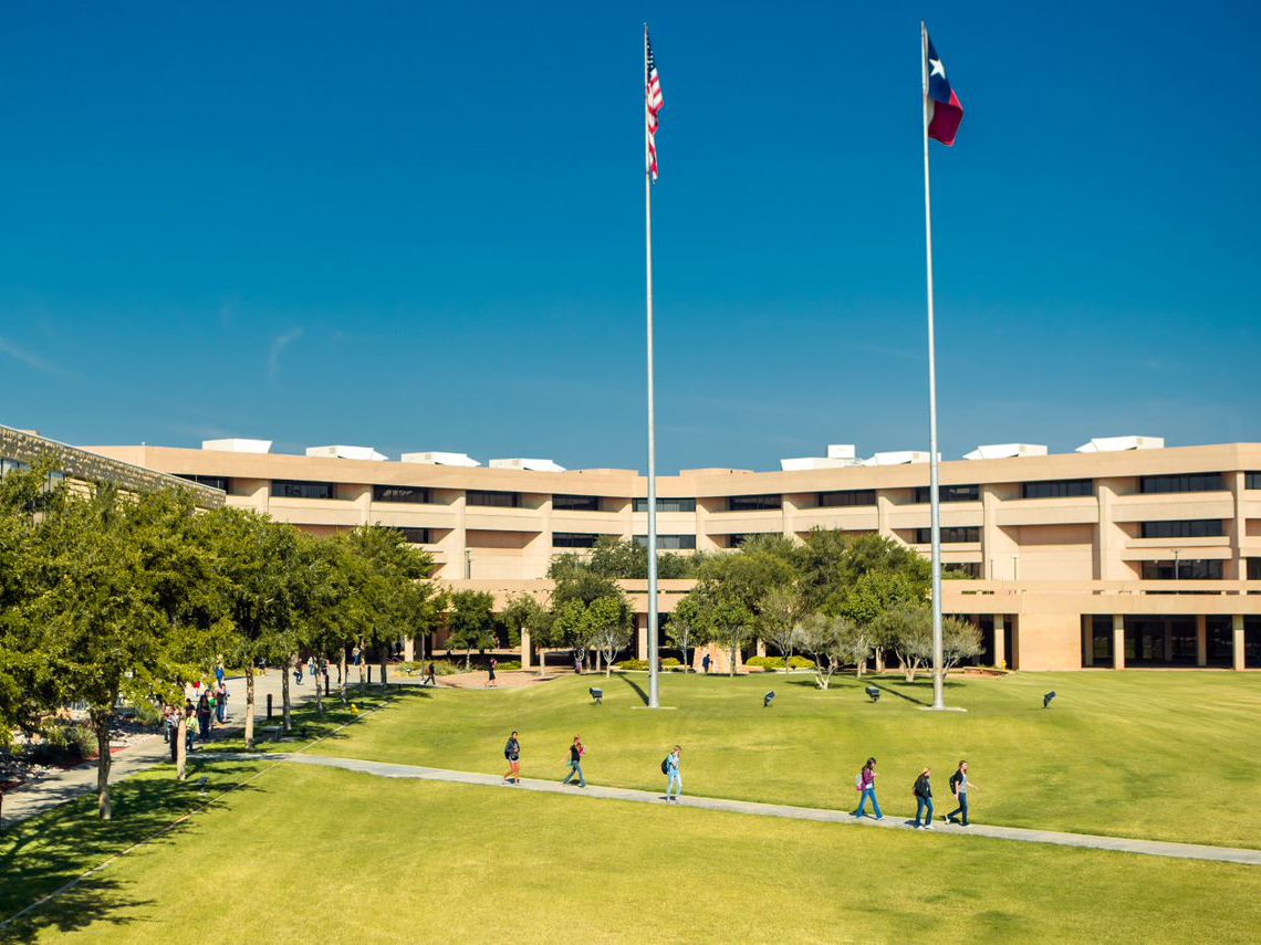 beauty shot of UTPB quad