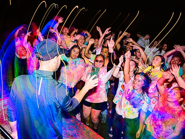 UTPB students at annual paint rave