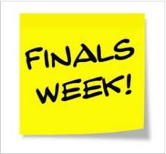 finals week flier