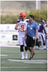 Image of John Mata walking on football field