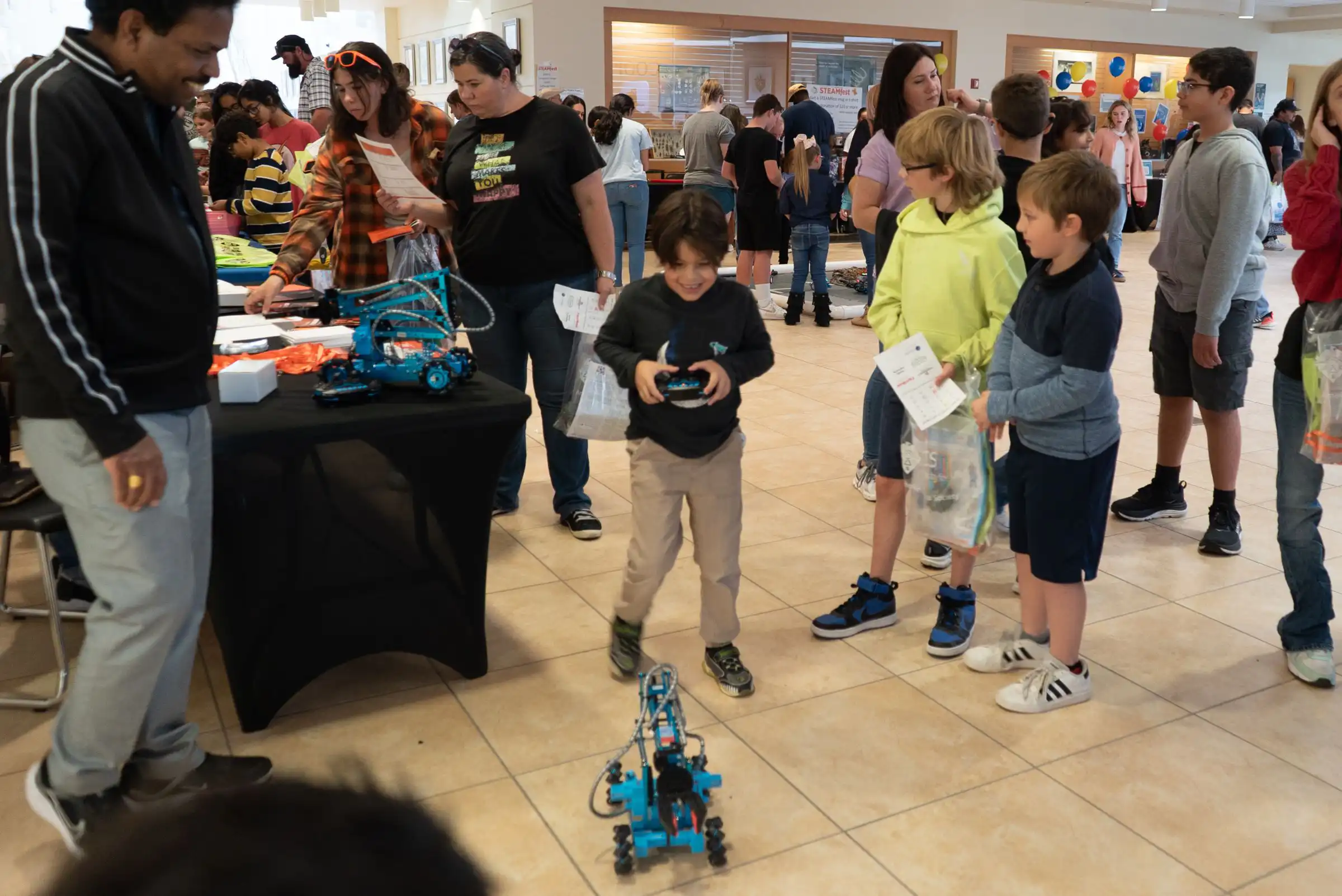 STEAMfest attendees