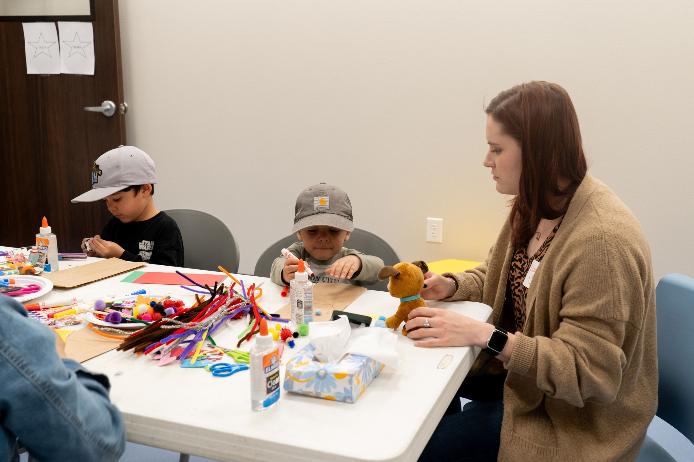 Kids in the room at High Sky with UTPB play therapy students