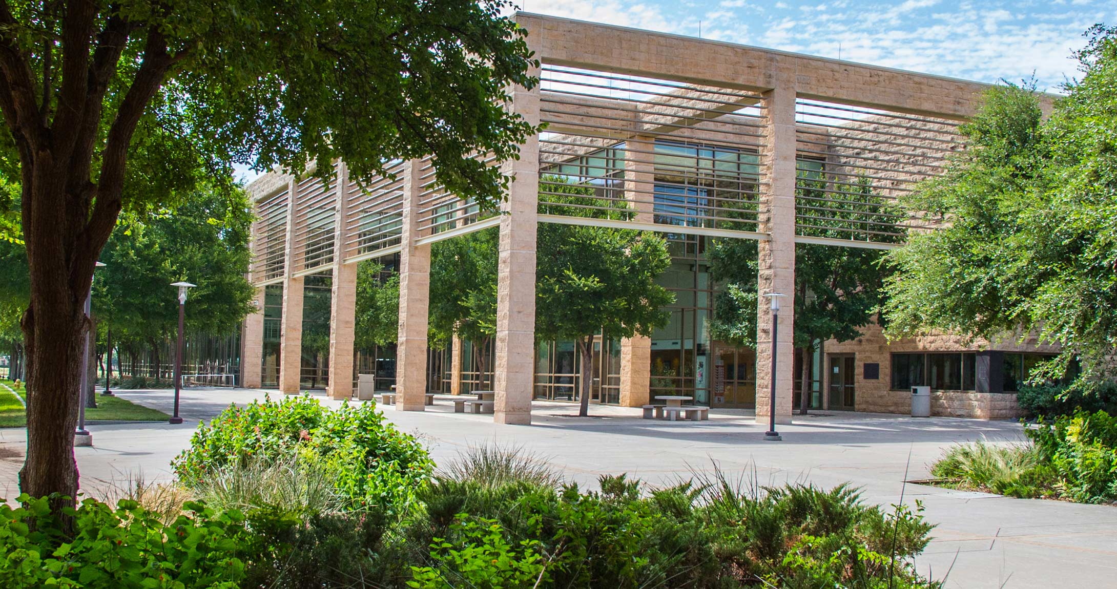 UTPB Library exterior