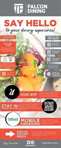 Falcon Dining pamphlet