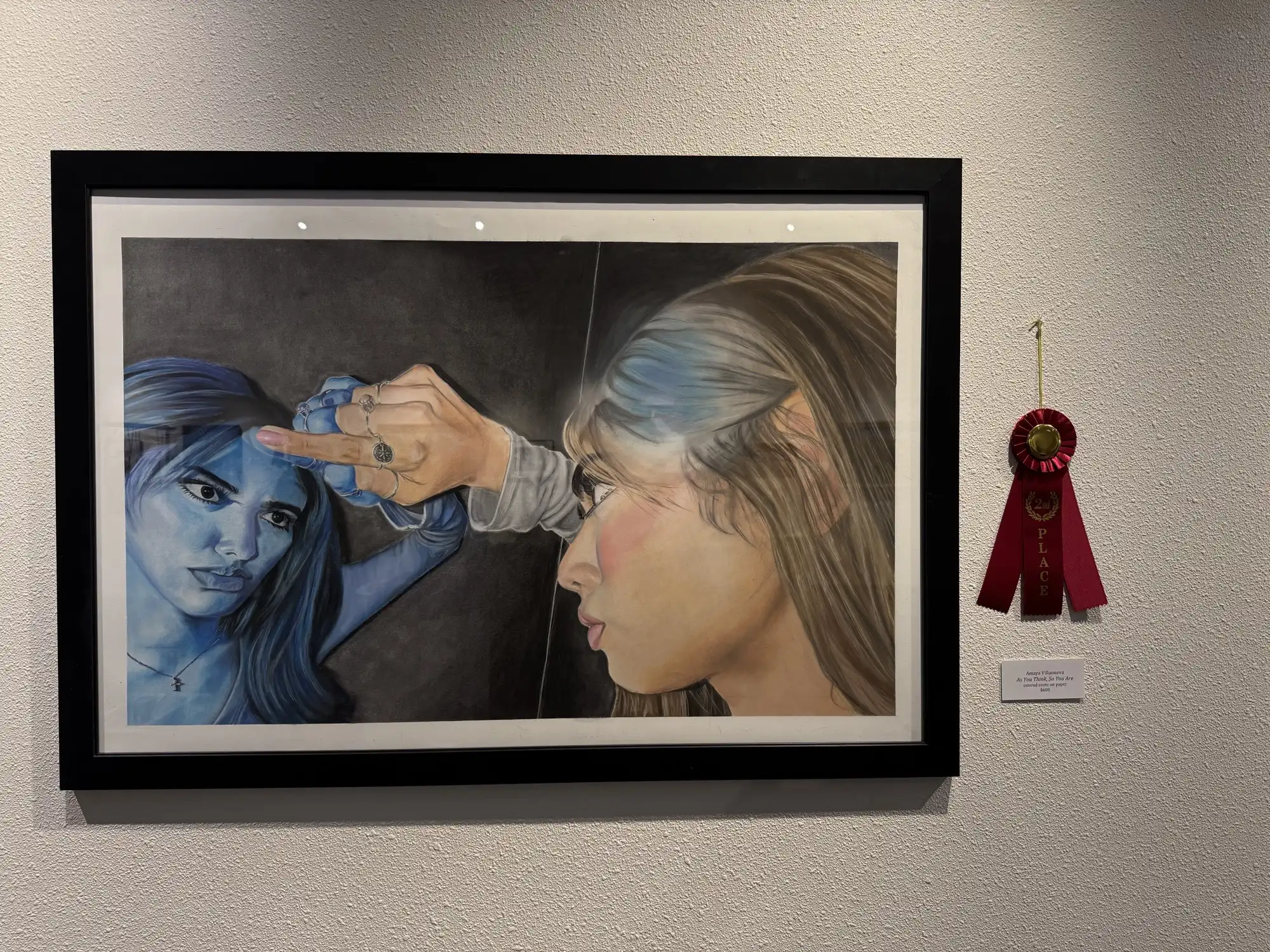 Amaya Villanueva's art on display. 