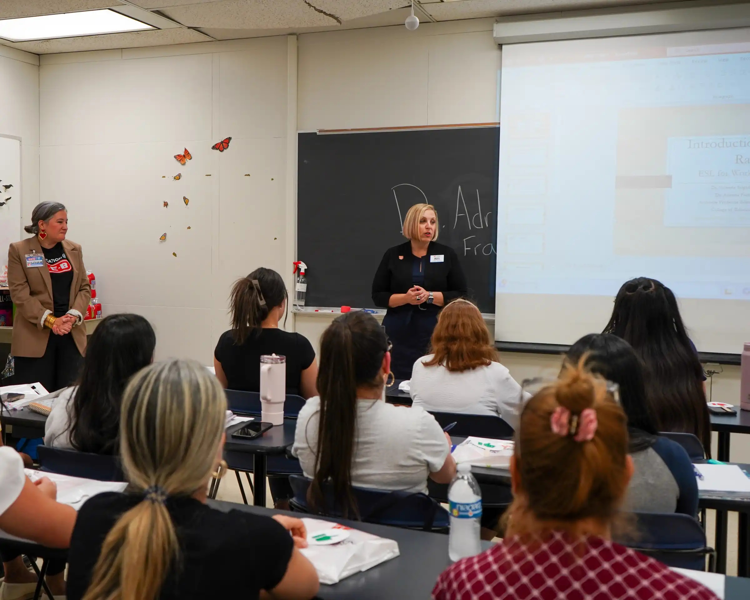 Dr. Spurlock and H-E-B kicking of ELL Partnership