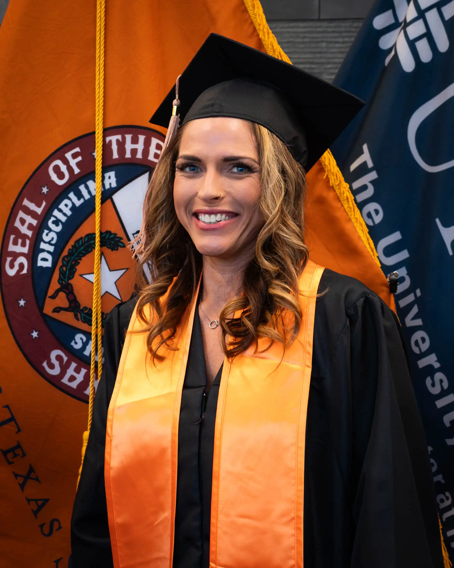 Avis Armstrong in her UTPB regalia. 