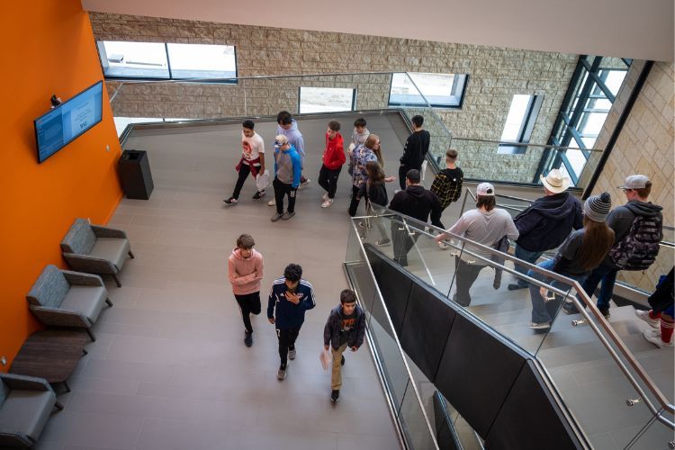 Imagen del recorrido por el aula