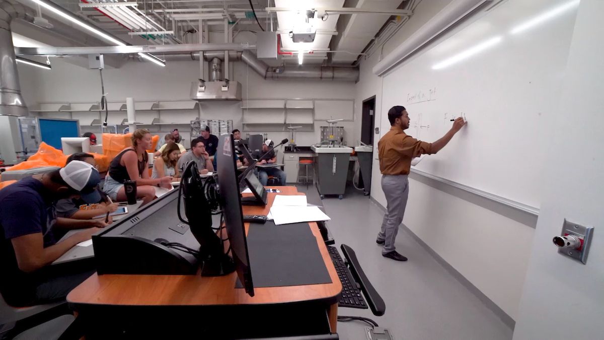 Students in classroom