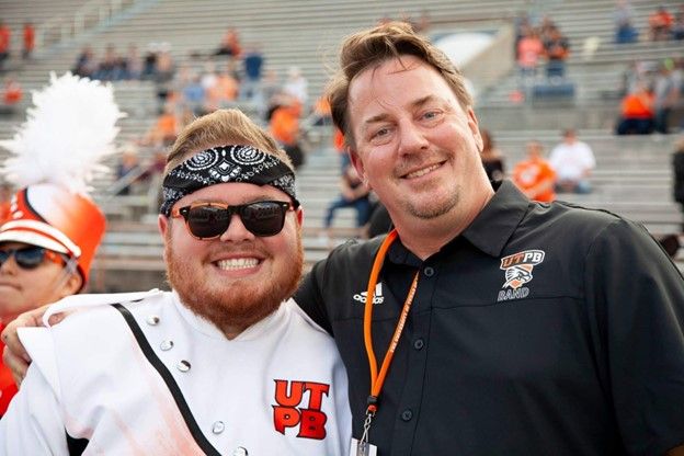 UTPB band student