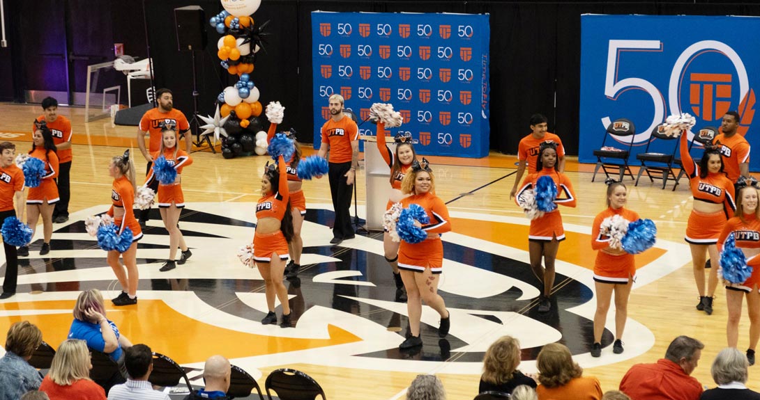 UTPB 50th logo 