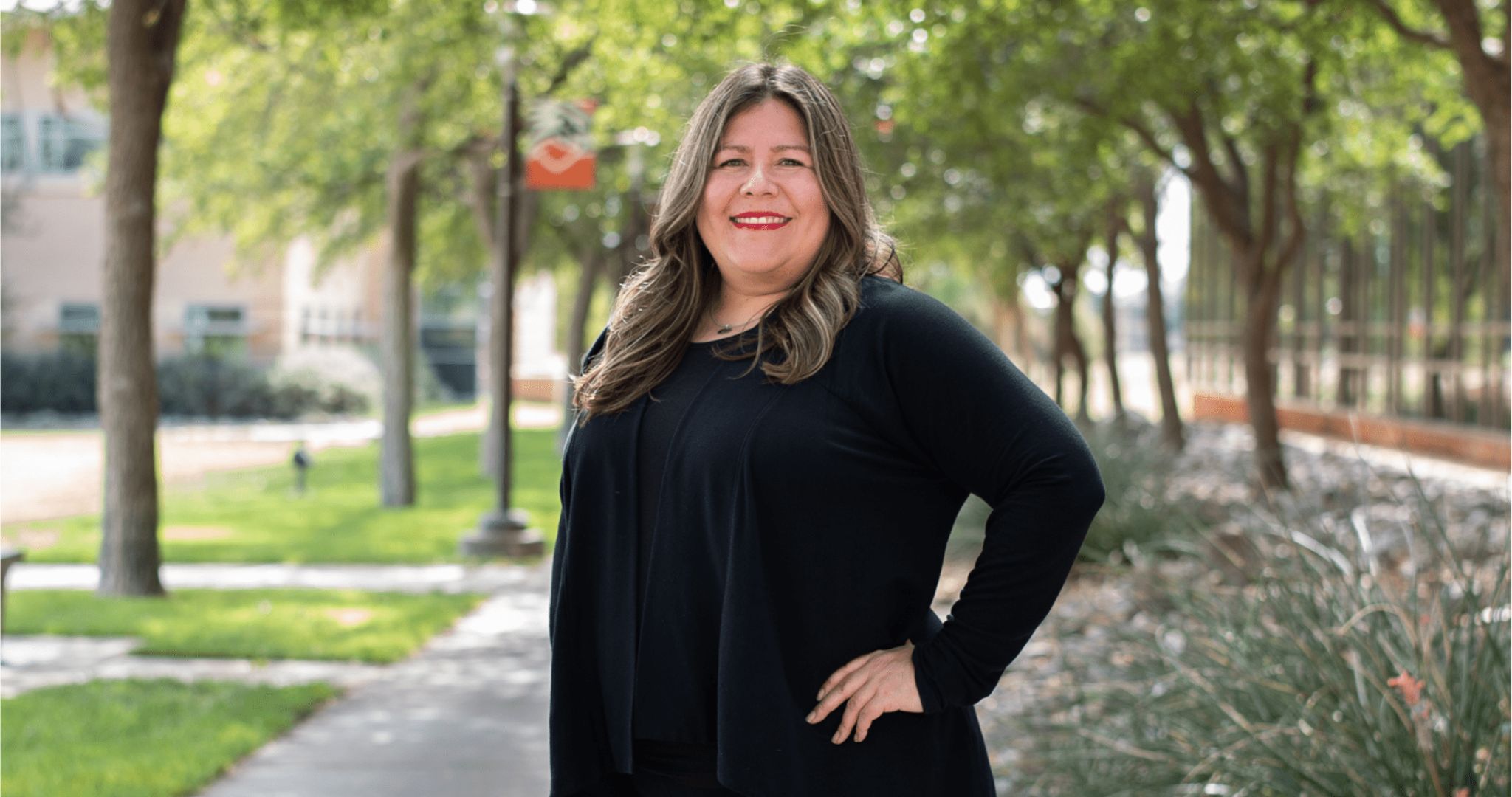 Lorinda Tercero smiling at camera