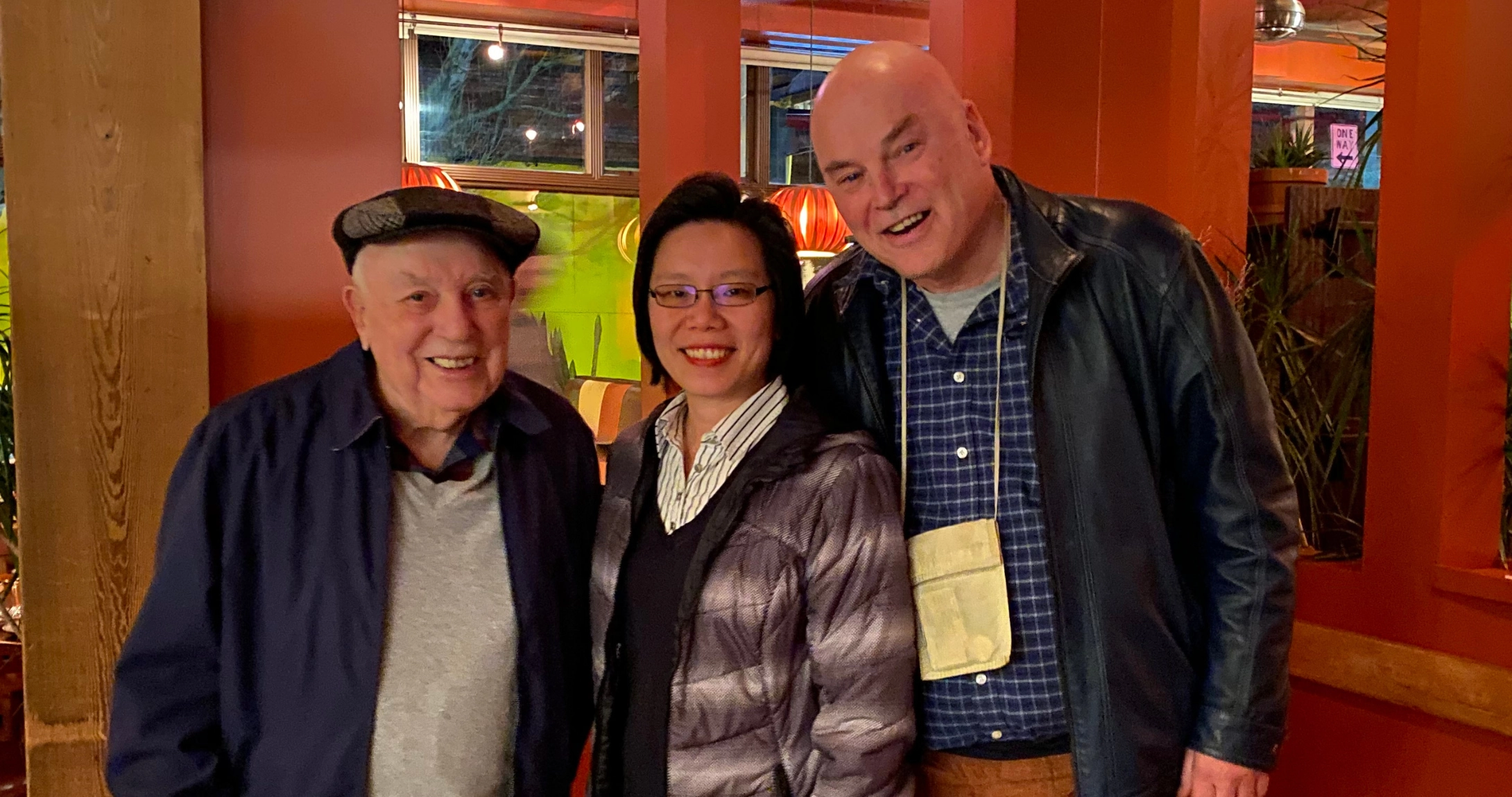 Dr. Mink with two co-authors