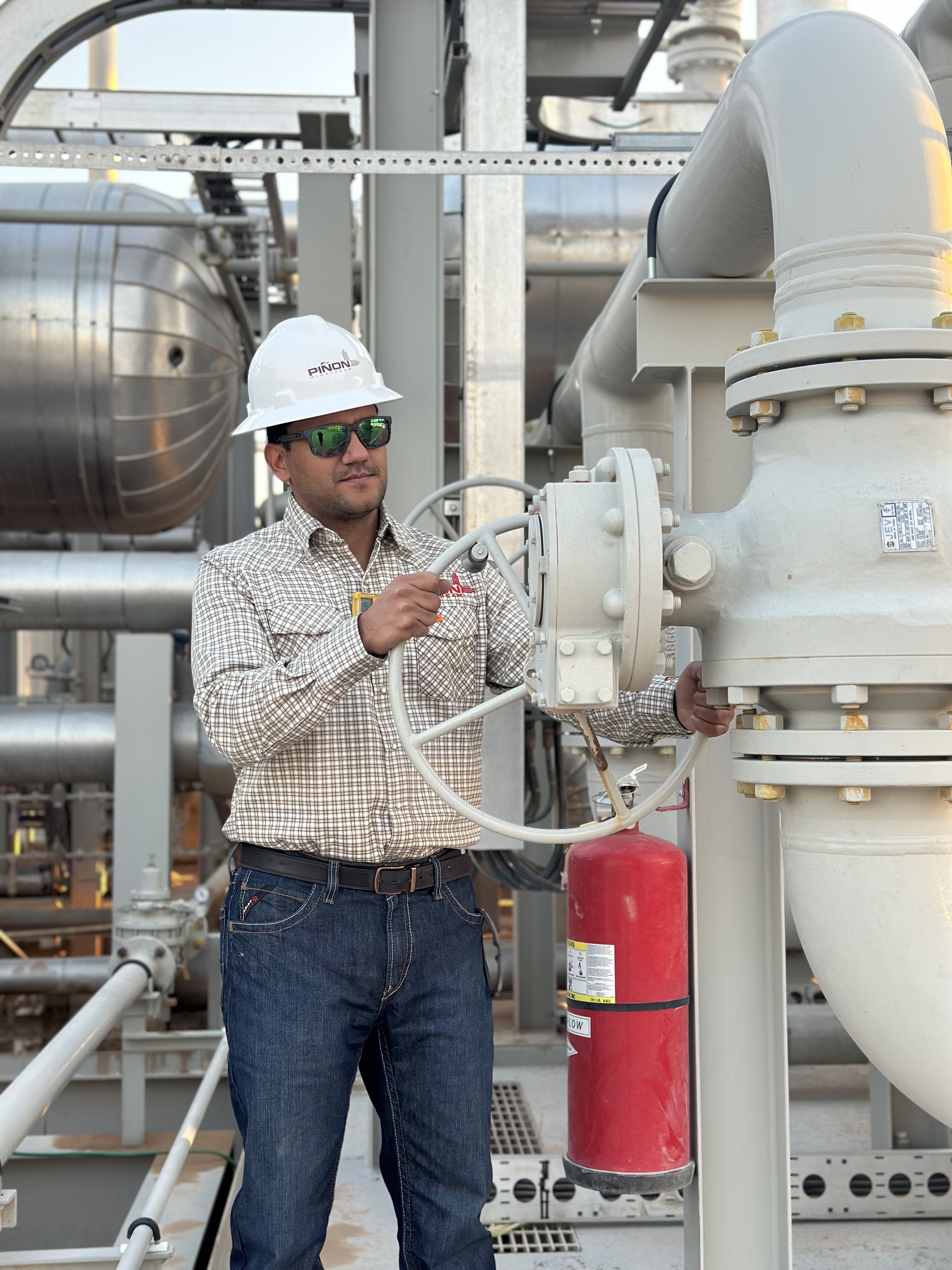 Rafael Sánchez trabajando