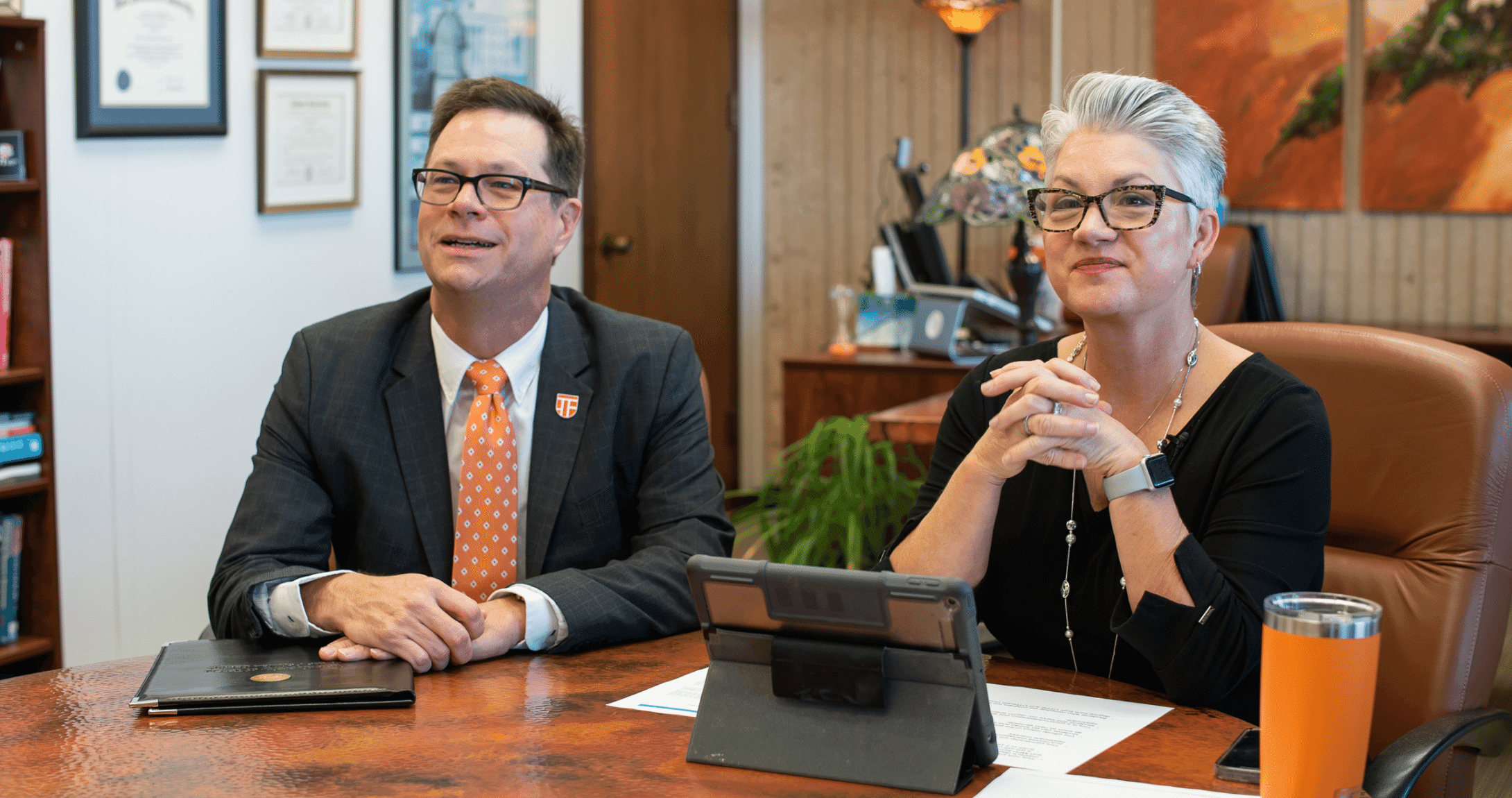 Woodley and Beach signing agreement with UTHealth
